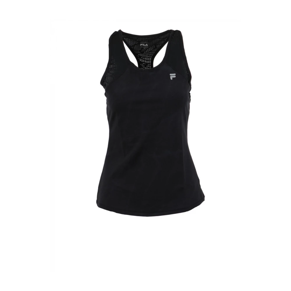 Fila Dames tanktop van polyesterstof Black Dames