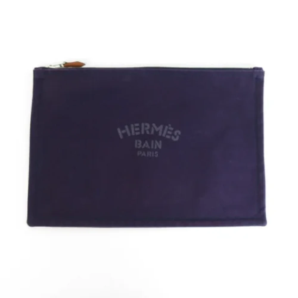 Hermès Vintage Pre-owned Fabric pouches Purple Dames