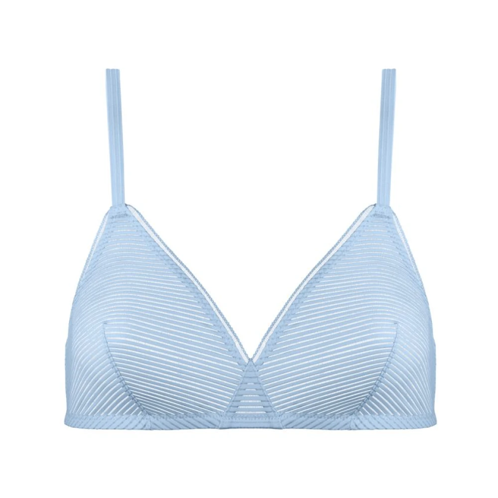 Ines De La Fressange Paris Vrouw Blauw Ondergoed Dames, S, Nantucket Breeze Triangle Bh