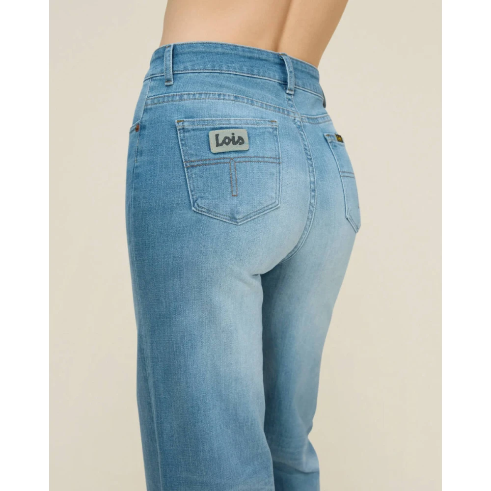 Lois Palazzo Jeans Blue Dames