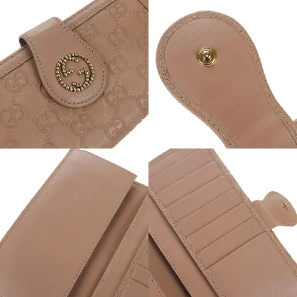 Gucci Vintage Pre-owned Leather wallets Pink Dames