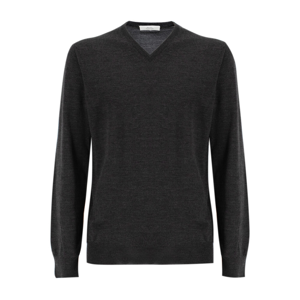 Mauro Ottaviani イタリア製 半袖ニット 50 ネイビー Mauro Ottaviani Cashmere sweater | LODENFREY