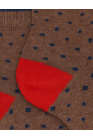 chaussettes-courtes-en-coton-marron-a-pois-pour-femmes