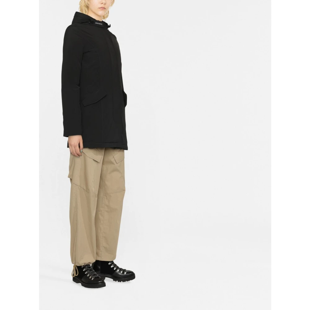 Woolrich Zwarte Parka Jas voor Mannen Black Dames