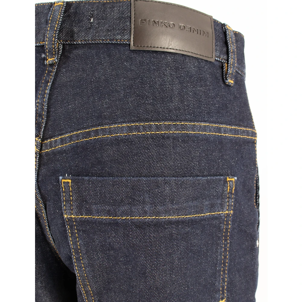 pinko High-Waisted Power Stretch Denim Jeans Blue Dames