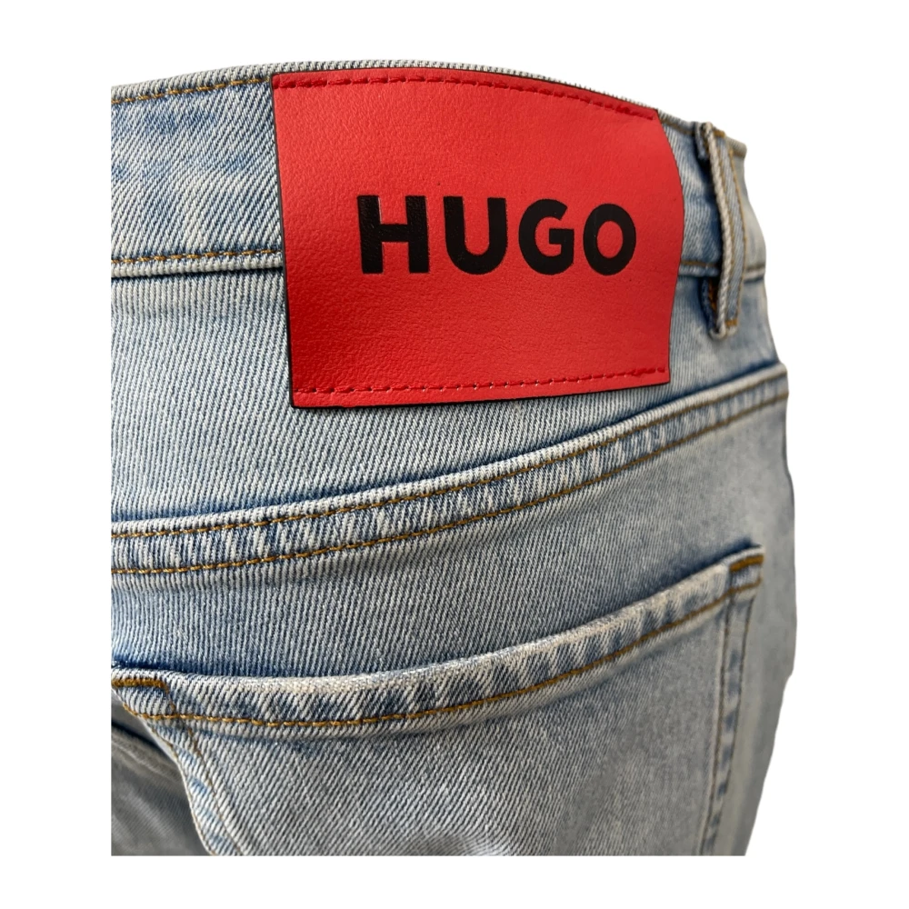 Hugo Boss Tapered Light Blue Jeans Blue Heren