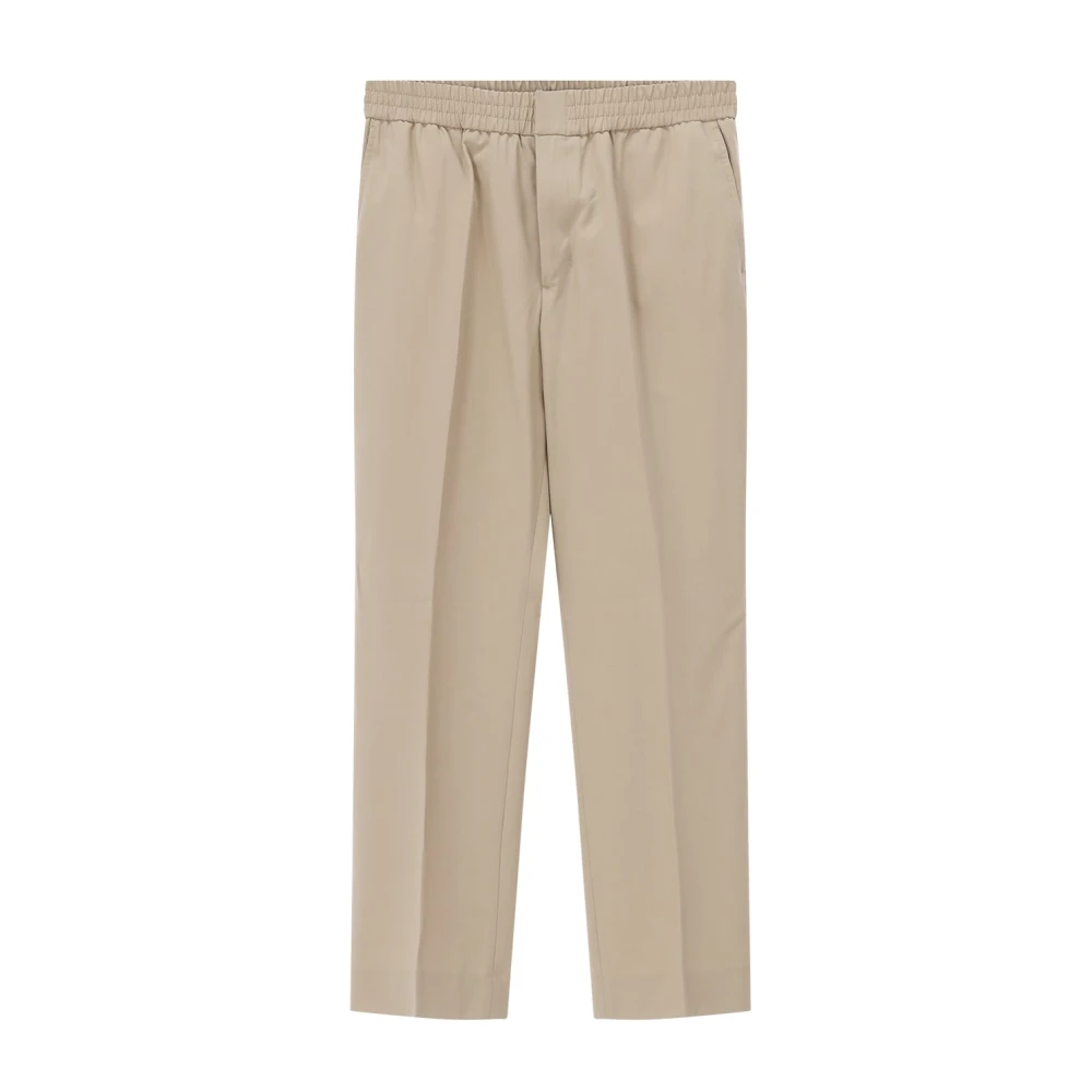 Ami Paris Men's Beige Slim-Fit Trousers, M, Slim-Fit Trousers