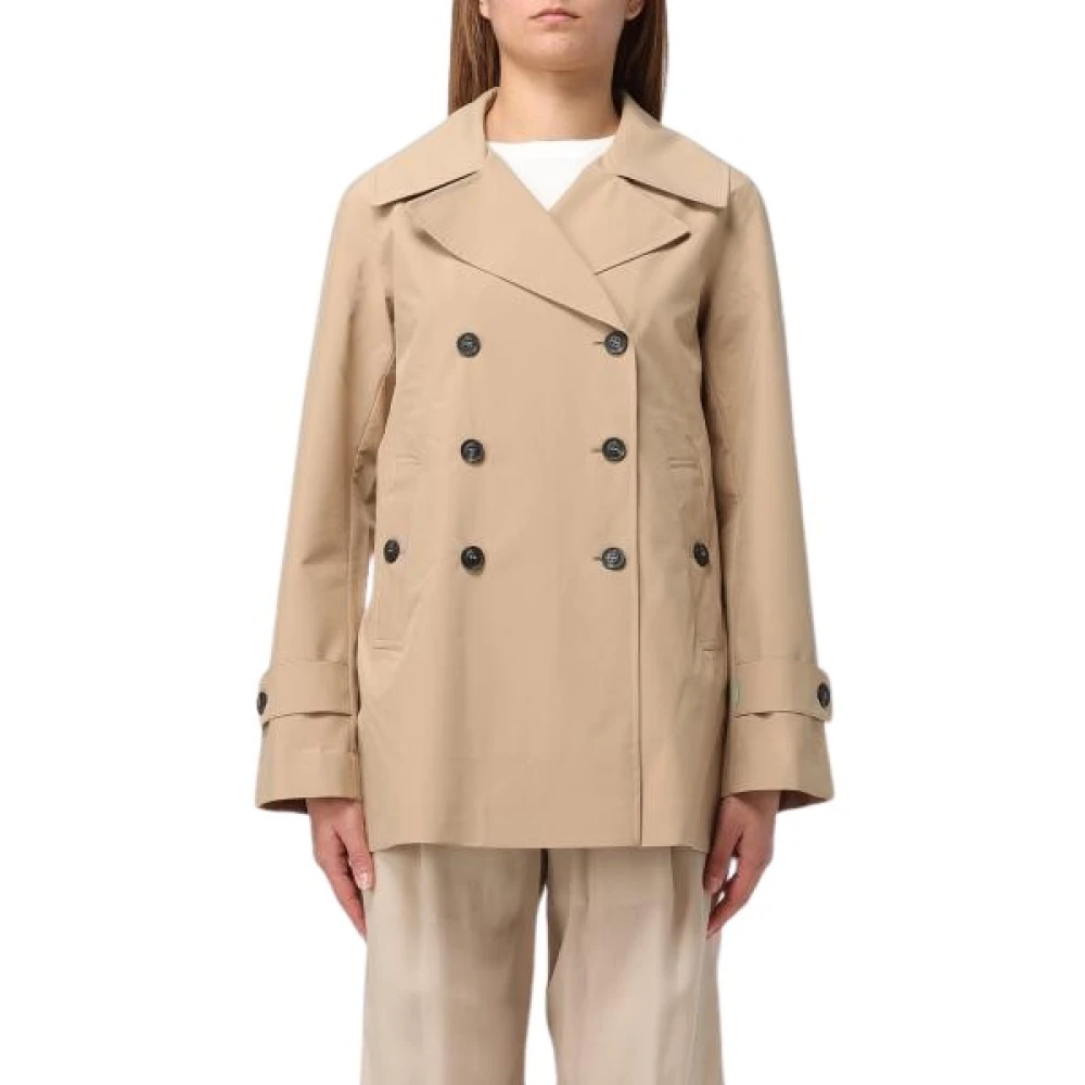 Save The Duck Beige Puffer Jacket Beige Dames