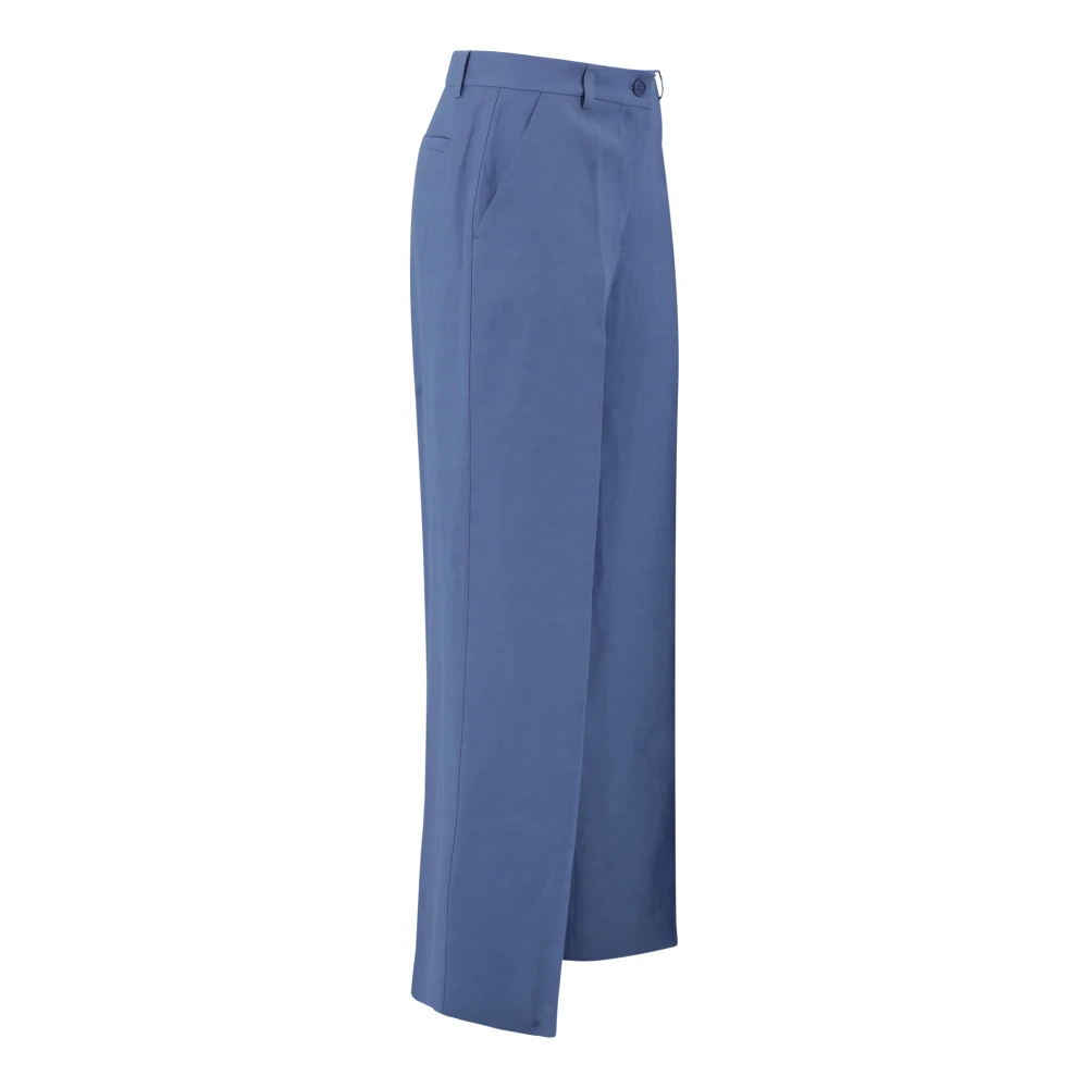 P.a.r.o.s.h. Blauwe Raisa Broek met Zakken Blue Dames