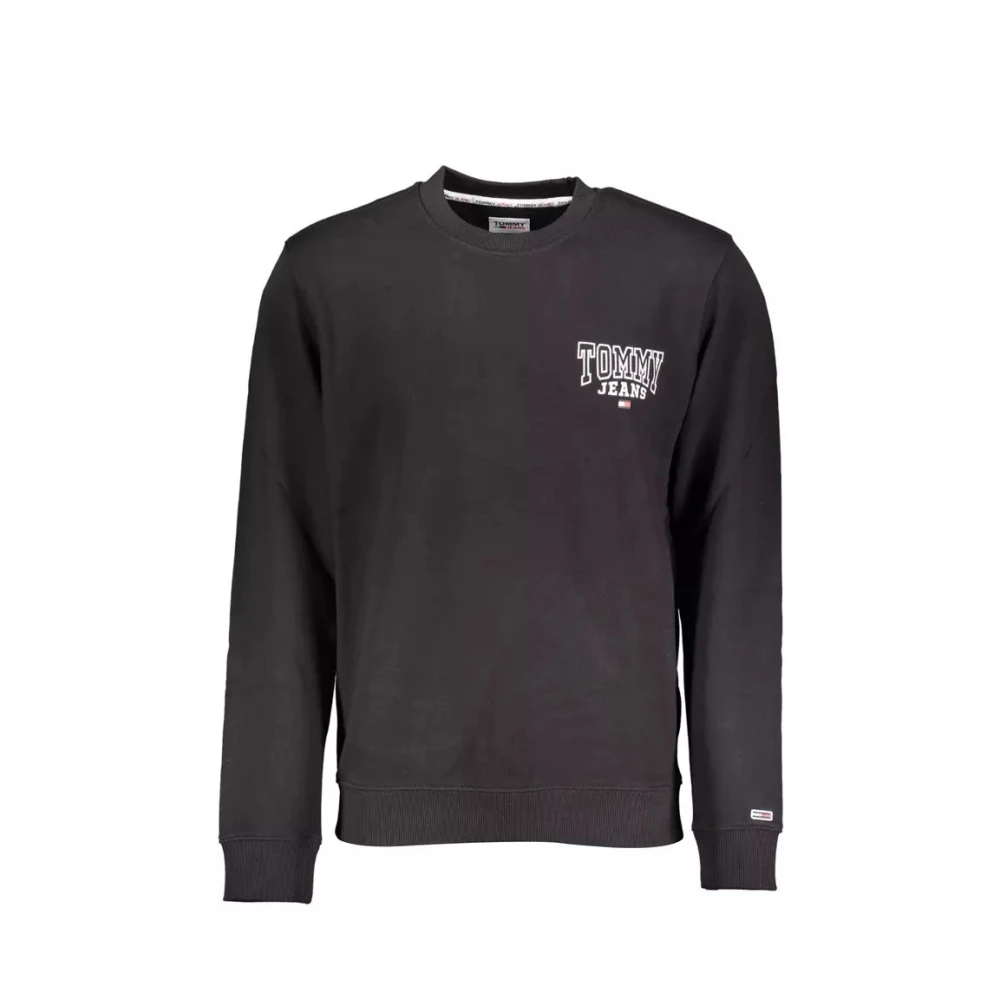 Tommy Hilfiger Men's Black Long-Sleeved Cotton Jumper - Sweatshirts - 2XL- Sweatshirts & Hoodies
