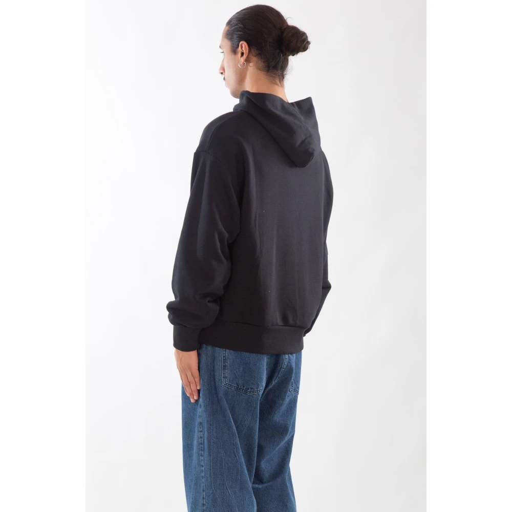 Garment Workshop Dubbel gelaagde Embro-hoodie Black Heren