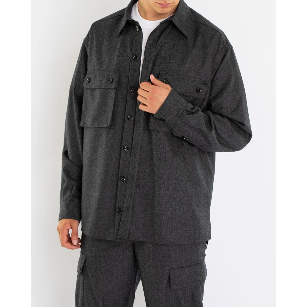 Dolce & Gabbana Heren Stijlvol Shirt Gray Heren