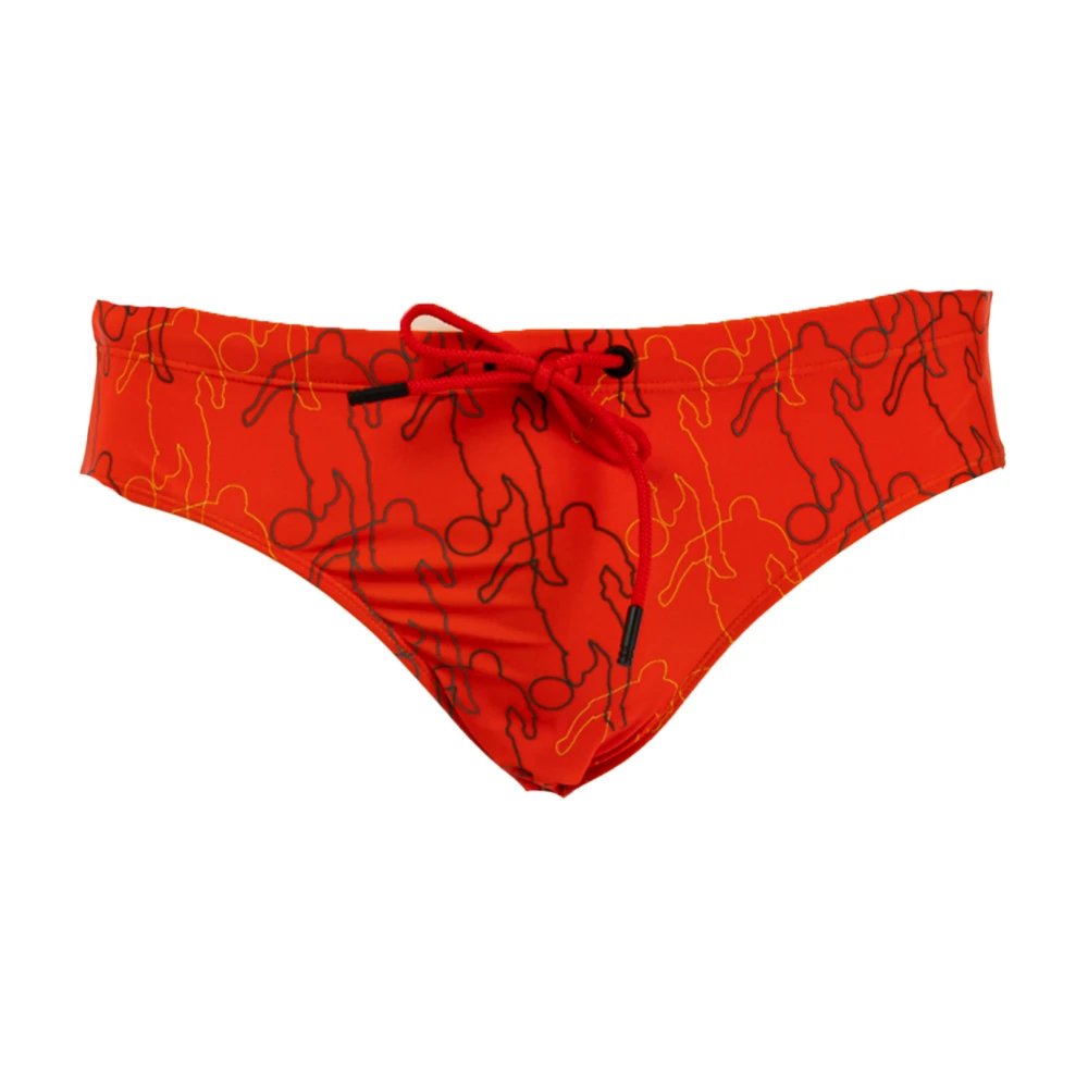 Bikkembergs Heren Zwemkleding Strand Slip Zomer Orange Heren