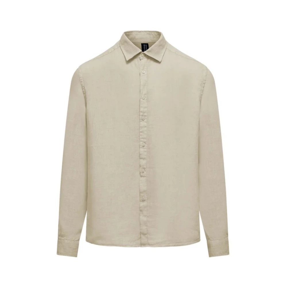 Bomboogie Hombre Beige Camisas, Talla: S
