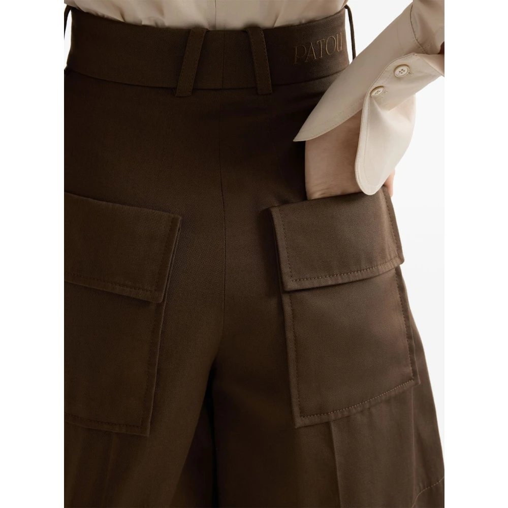 Patou Bruine Shorts voor Vrouwen Brown Dames