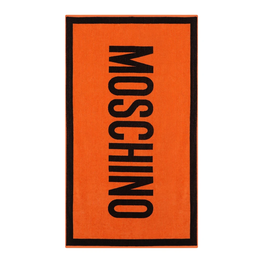 Moschino Luxe Handdoek Orange Heren