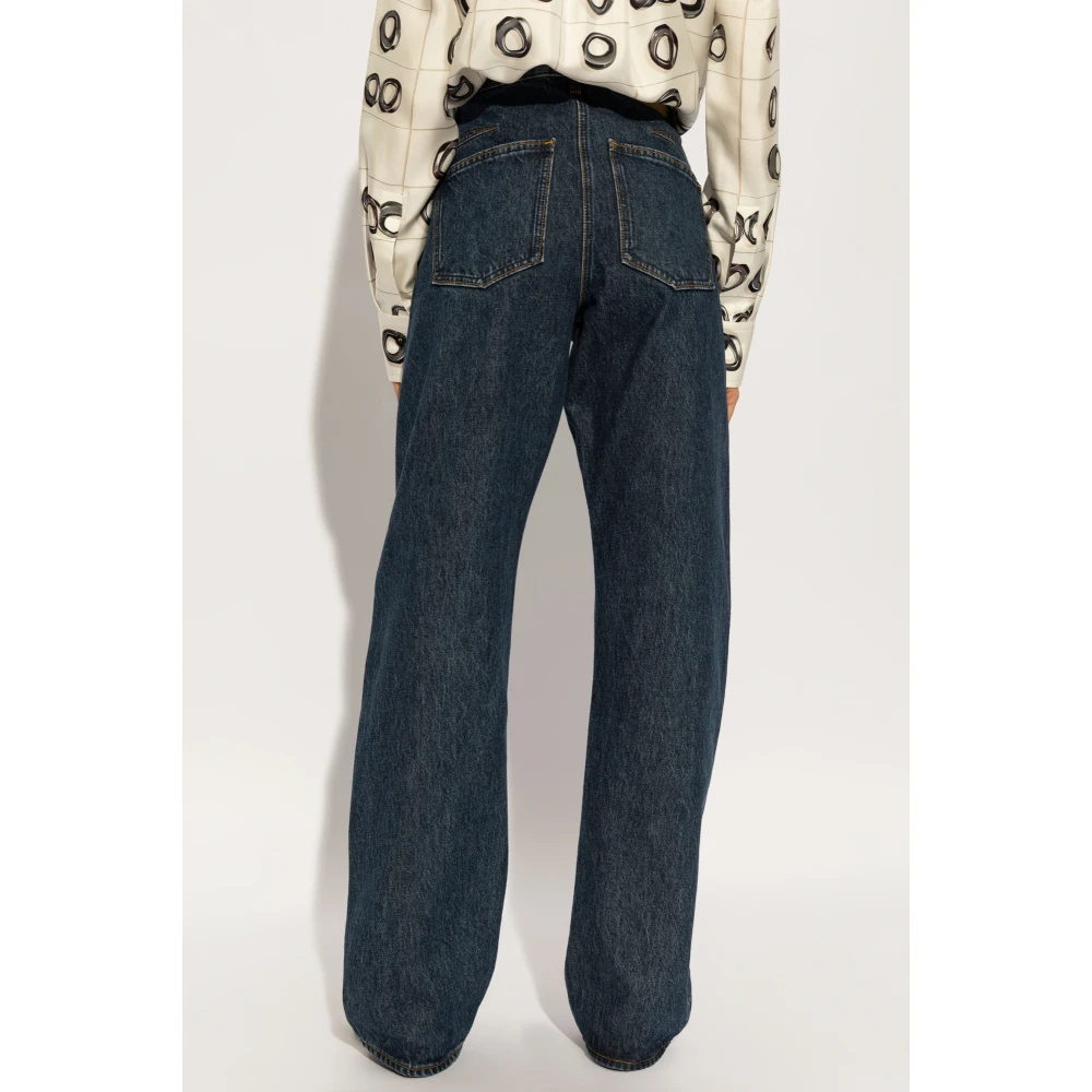 Salvatore Ferragamo Hoge taille jeans Blue Dames