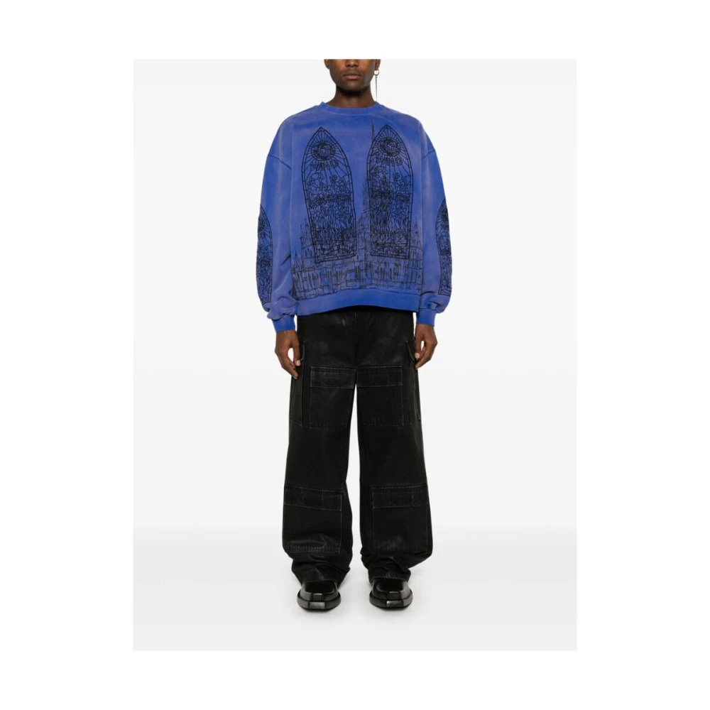 Who Decides War Gewaxte Cargo Broeken in Steenkool Black Heren