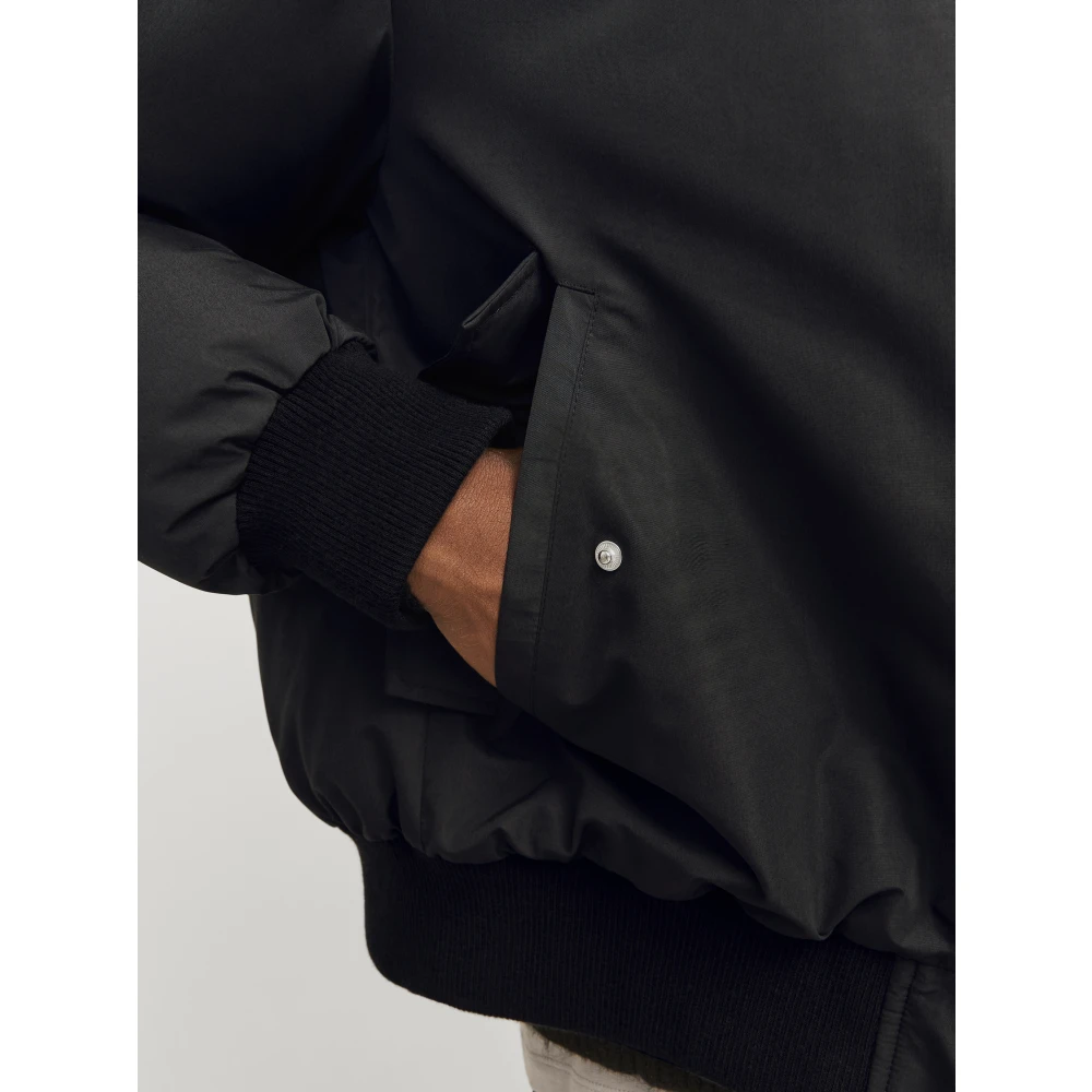 jack & jones Zachte Utility Bomber Jas Black Heren