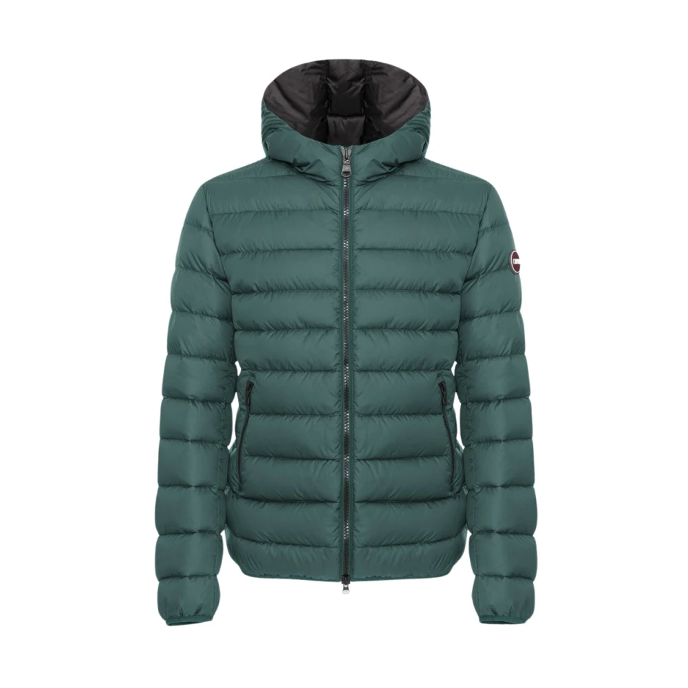 Colmar Men's Green Jackets, 2XL, Piumino Sportivo Con Cappuccio Fisso