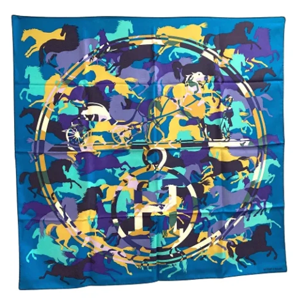 Pre-owned > Pre-owned Accessories > Pre-owned Scarves - - Hermès Vintage - Modalova