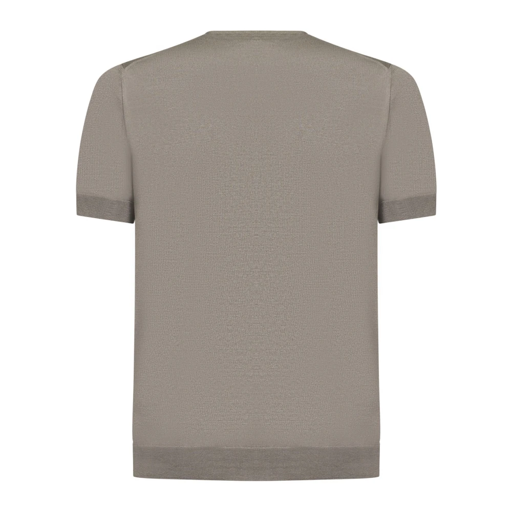 Giorgio Armani Elegante Sweater Collectie Beige Heren