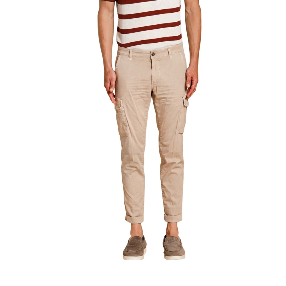 Mason's Mannelijk Beige Broeken Heren, Xl, Katoen, Chile Cargo Broek