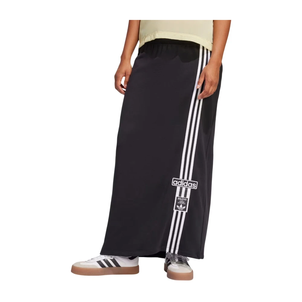 Adidas Lange rok van Franse terry-stof Black Dames