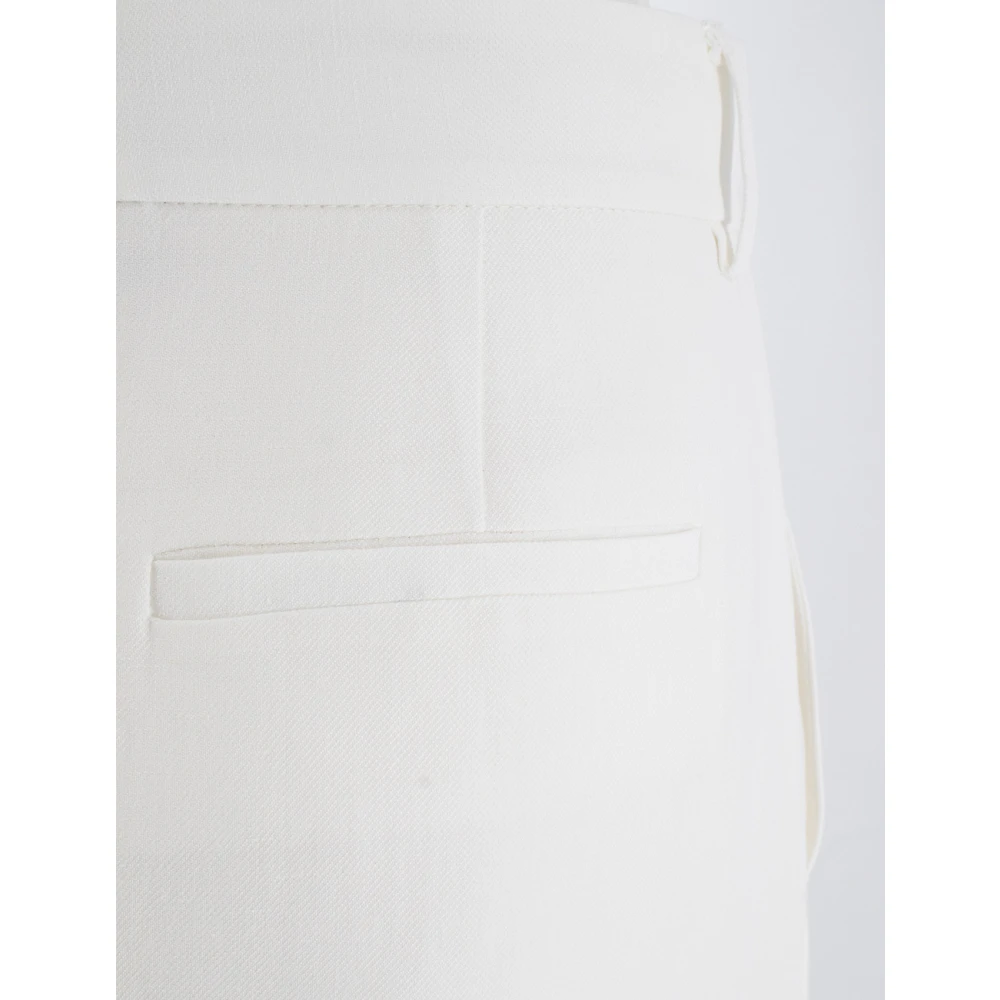 Antonelli Firenze Midi Rok met Zijgleuven White Dames