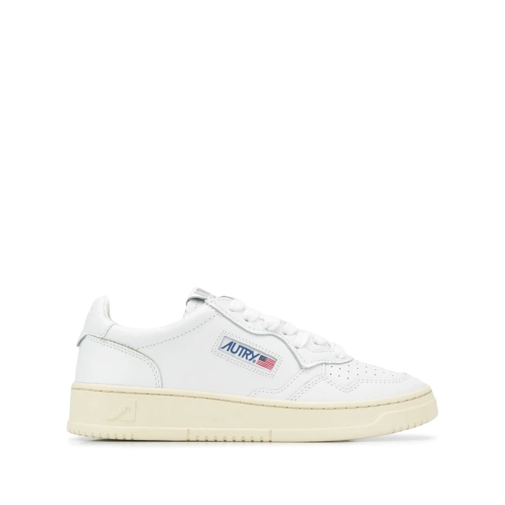 Autry Dames Sneakers Medalist Low White Dames