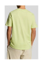 tee-shirt-jaune-imprime-a-manches-courtes