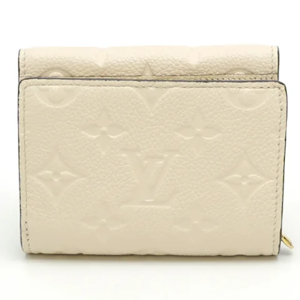 Louis Vuitton Vintage Pre-owned Canvas wallets White Dames