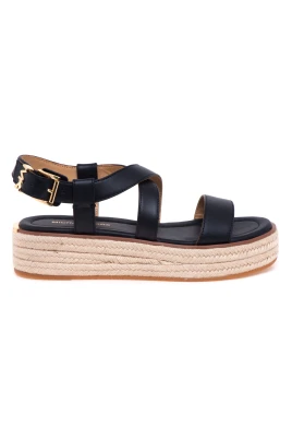 Lynn Läder Plattform Espadrill Sandal