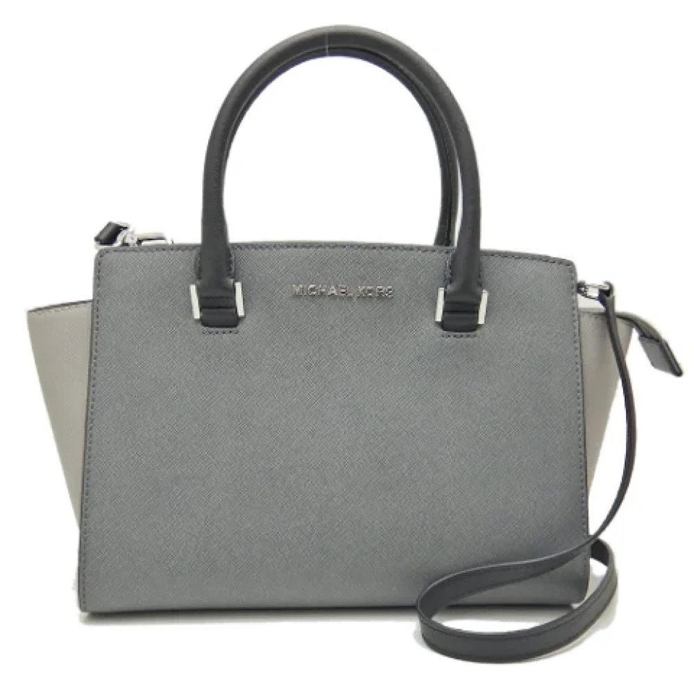 Michael Kors Pre-owned Leather handbags Gray Dames