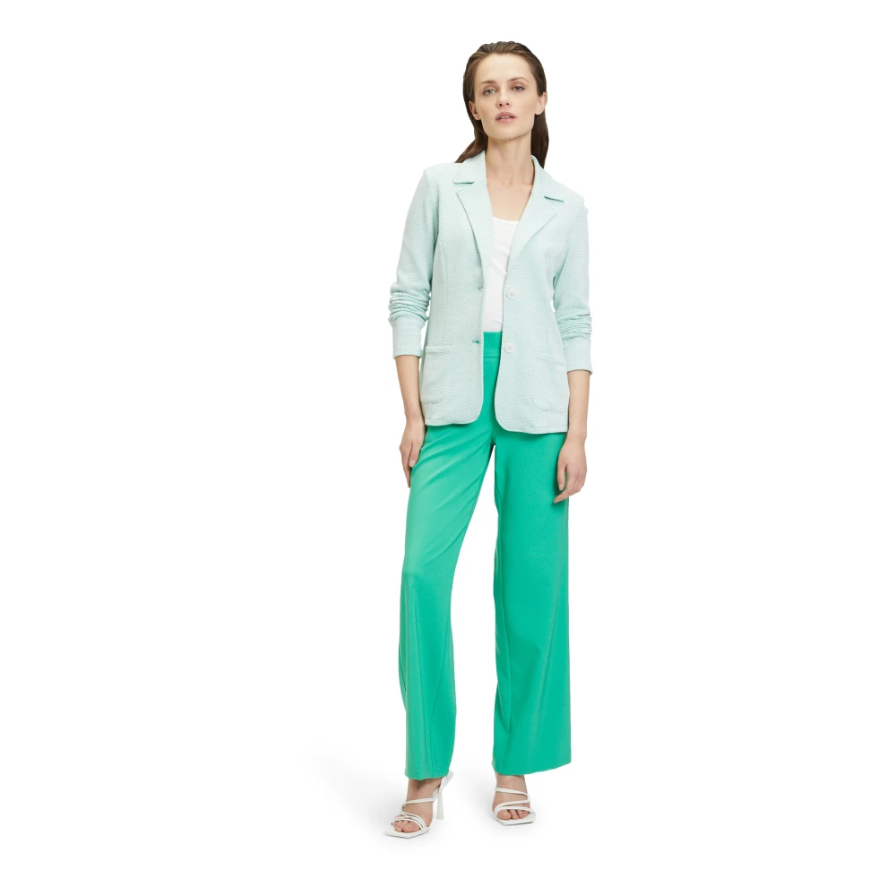 Betty Barclay Multicolor Shirtblazer met Zakken Green Dames