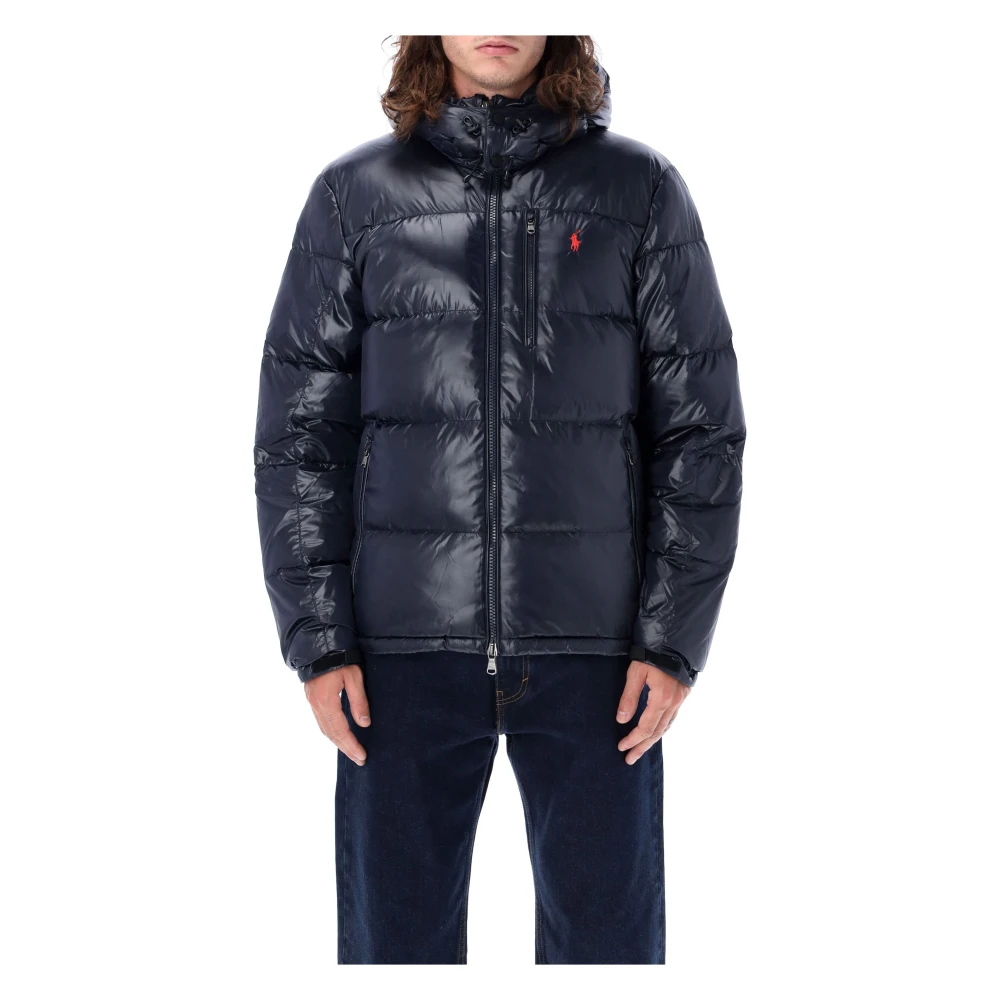 Ralph Lauren Navy Puffer Donsjas Aw23 Blue Heren