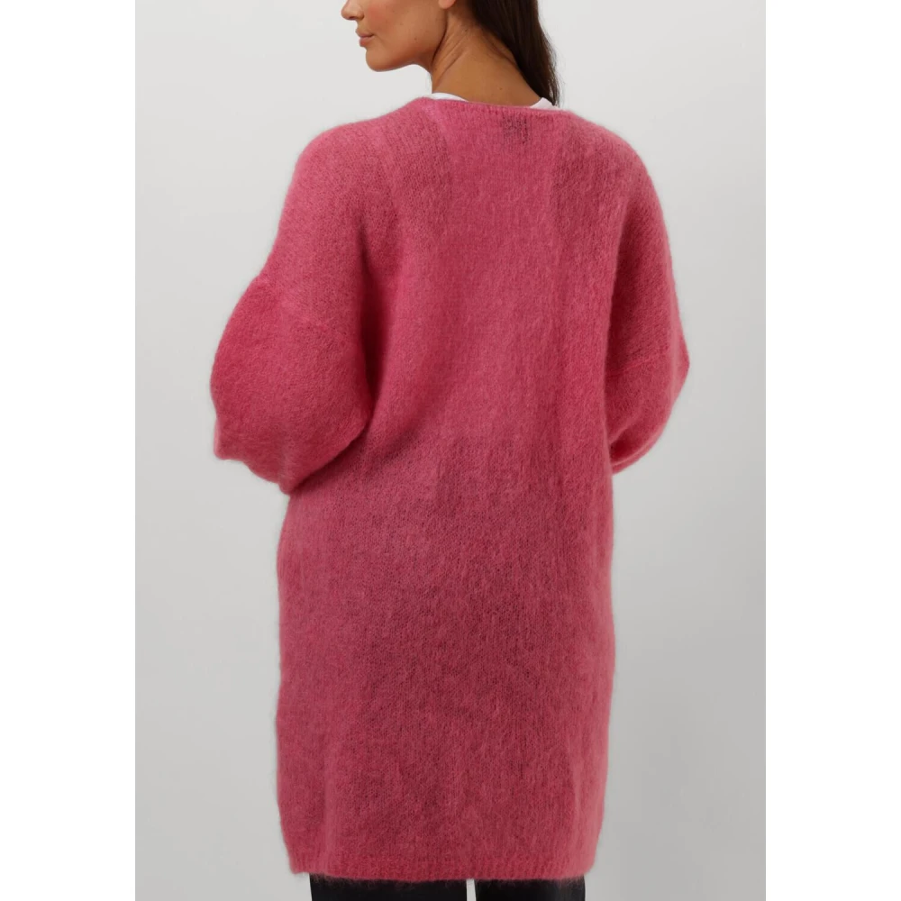 American Dreams Roze Midi Cardigan voor vrouwen Pink Dames