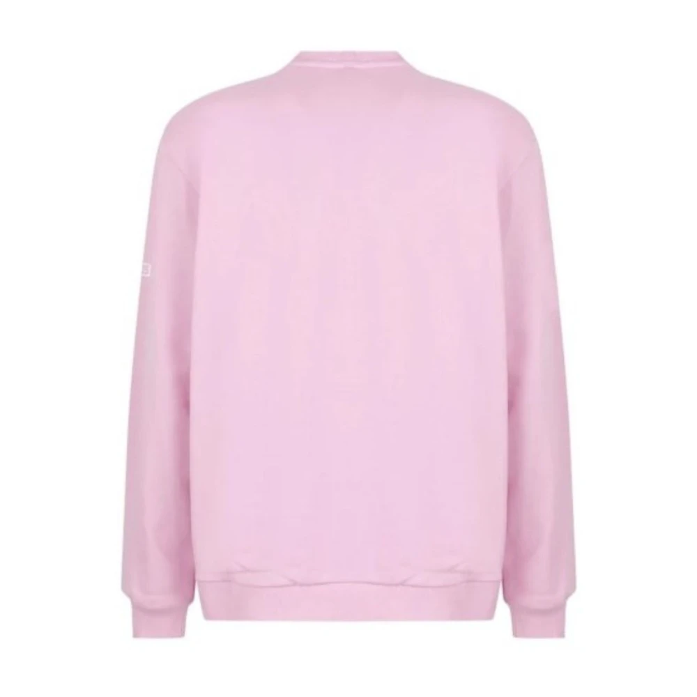 Gcds Essentials Crewneck Sweatshirt Vrouwen Pink Dames