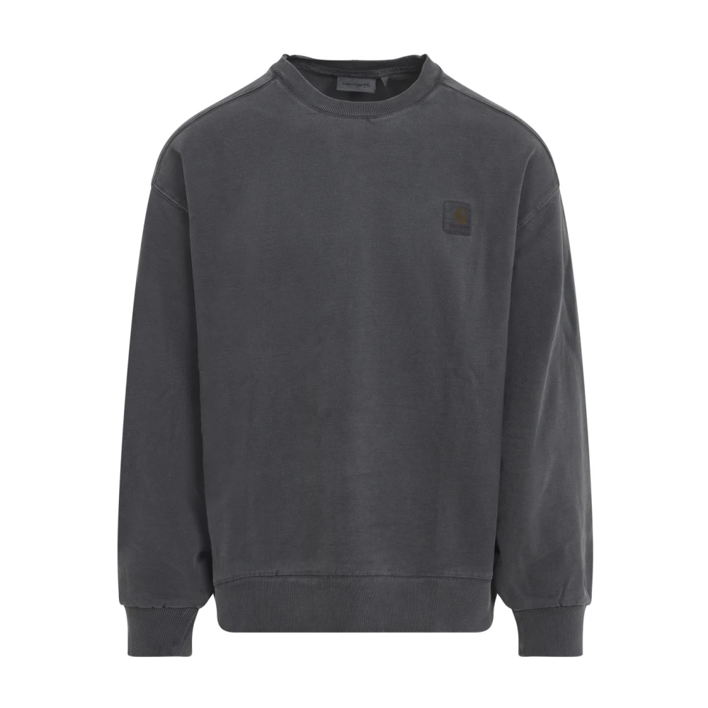 Carhartt Wip Men's Black Sweatshirt Aw25 Comfort Style - Sweatshirts - S - Sweatshirts & Hoodies
