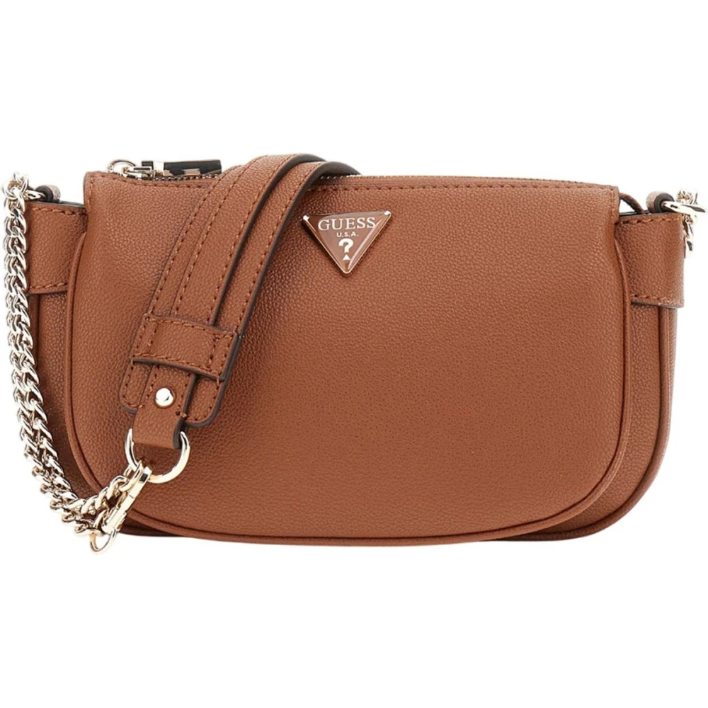 Guess Women's Brown Silvye Bucket Cognac Shoulder Bag