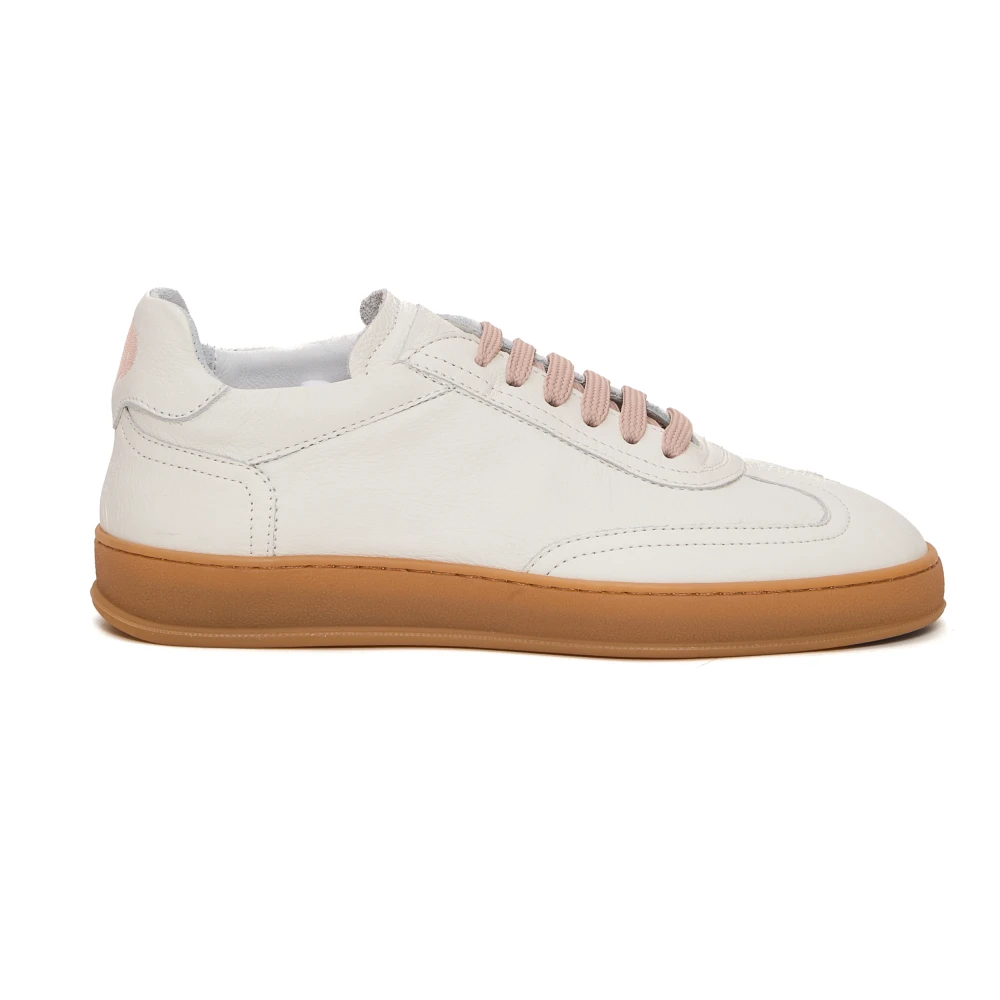 Soldini Leather Sneakers Dames Schoenen Wit