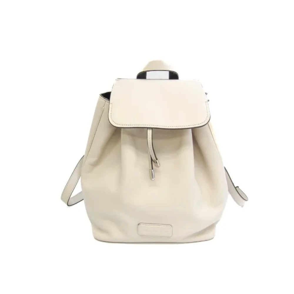 Marc Jacobs Pre-owned Leather backpacks White Dames