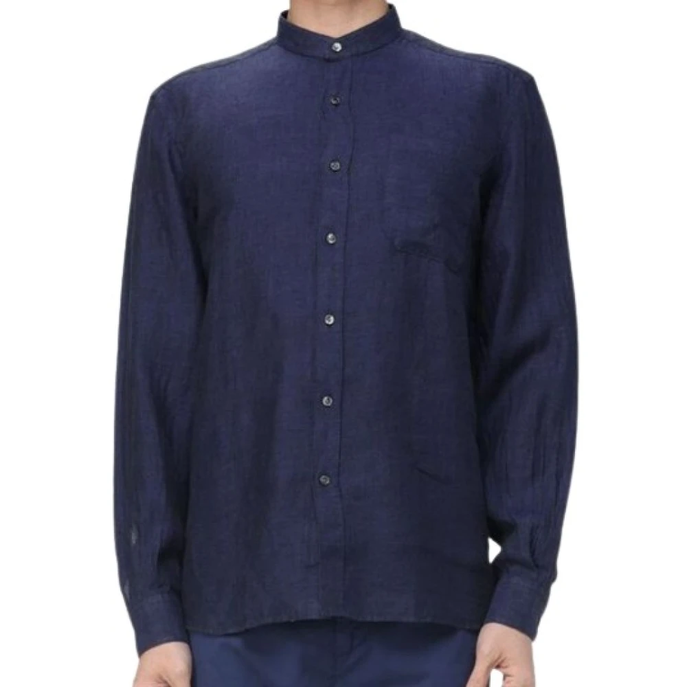 Fay Herr Blå Skjortor 3XL, Casual Shirt