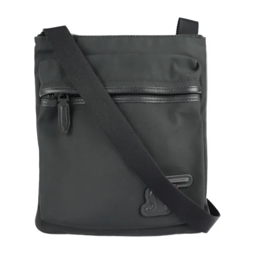 Salvatore Ferragamo Pre-owned Leather shoulder-bags Black Heren