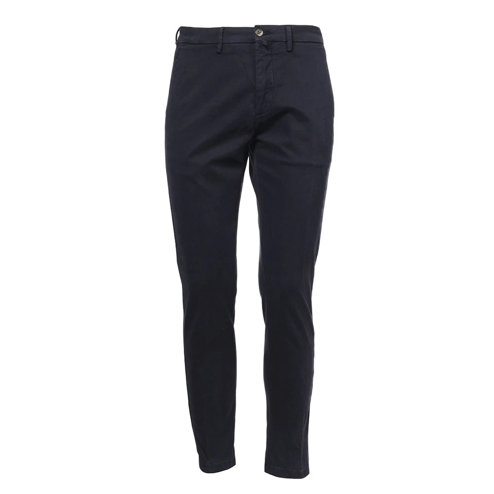Siviglia Katoenen broek met Amerikaanse zakken Blue Heren