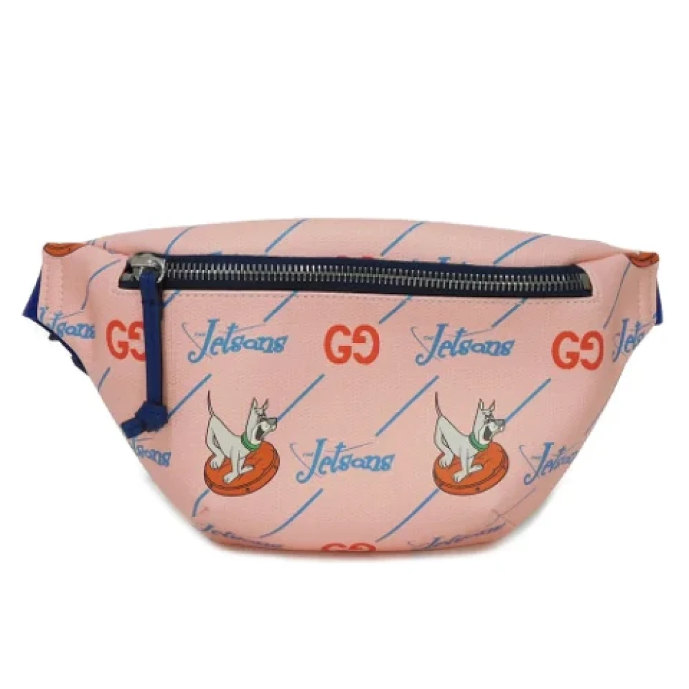 Gucci Vintage Pre-owned Canvas gucci-bags Pink Dames