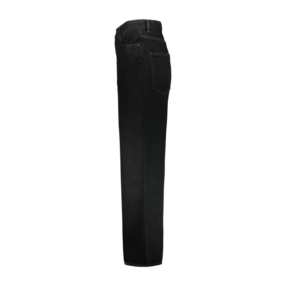 Wardrobe.nyc Relaxed fit laaghangende jeans Black Dames