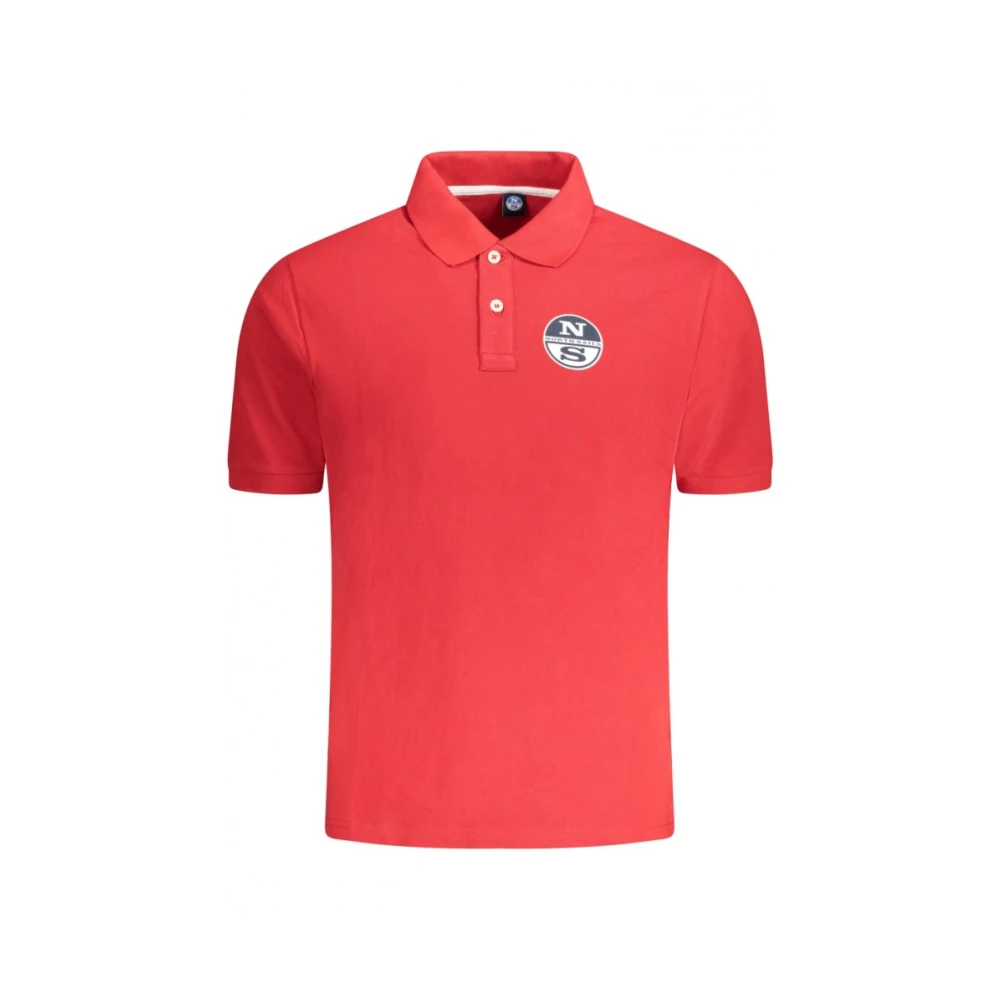North Sails Mannelijk Rood Tops Heren, 2XL, Katoen, Classic Piqué Polo