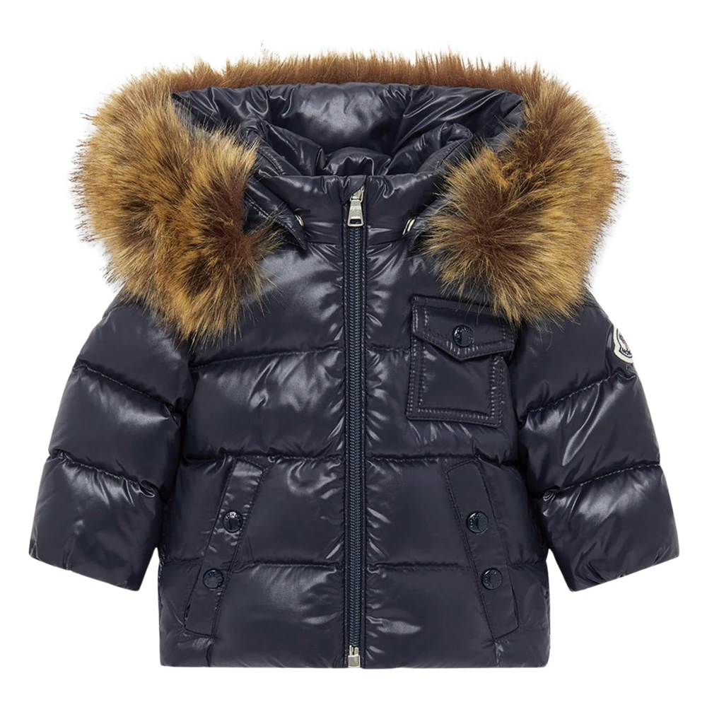 Moncler Blue K2f Down Padded Jacket - Unisex - Winter Jackets - 12 M - Kids