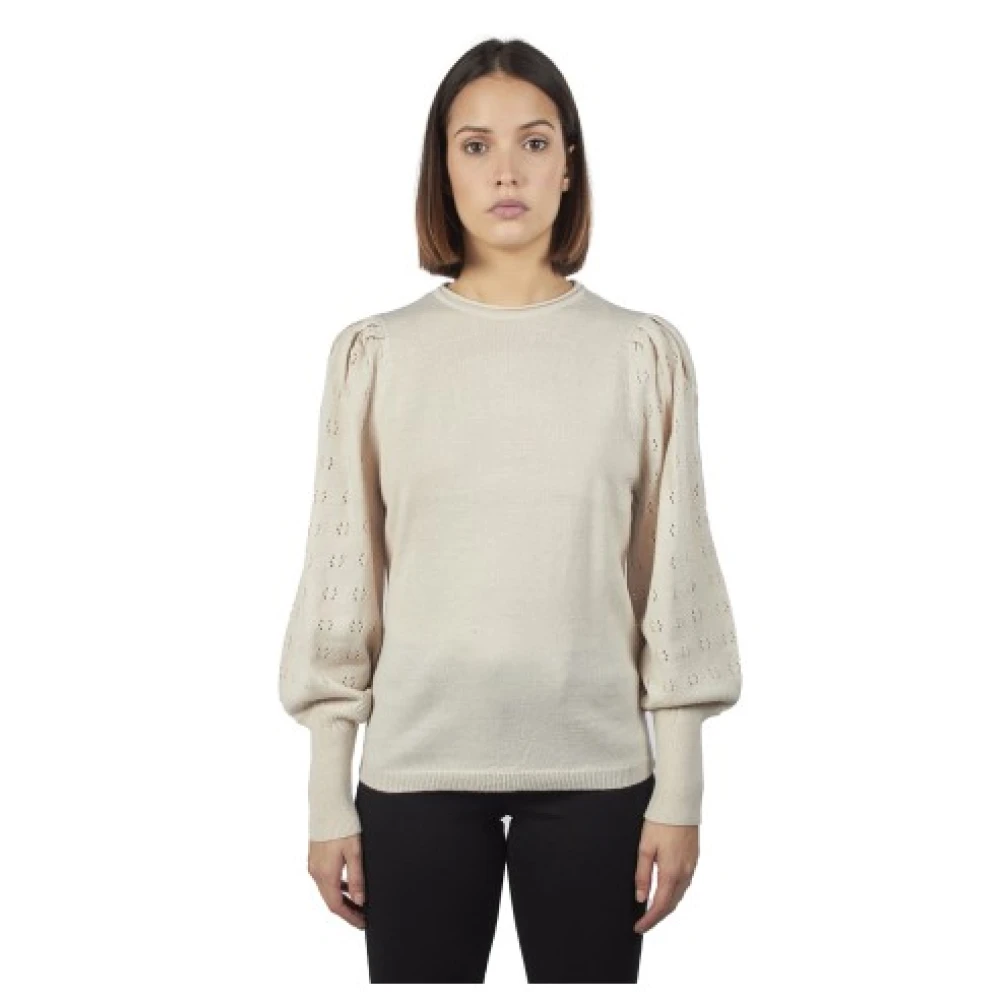 Only Dames Acryl Jersey Beige Dames